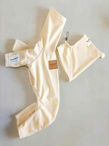 2pcs/Set Soft & Comfortable Double-Sided Fleece Pet Dog Clothes With Hat, Suitable For Italian Greyhound, Whippet, Autumn/Winter