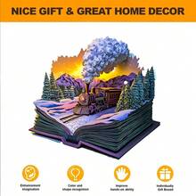 1 mảnh ghép gỗ bất đối xứng dành cho người lớn, trò chơi trí tuệ bằng gỗ, trò chơi tiệc tùng độc đáo, trò chơi trí tuệ bằng gỗ hình động vật bất đối xứng - Màu sắc hỗn hợp - Xem 4