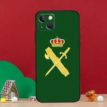 Civil Guard Spanish Flag Phone Case Cover Compatible With  16e 11 12 13 14 15 16 Pro Max Mini XS X XR 15 16 Plus Cover Shell, Cover Compatible With  17 Case,  17 Pro Case,  17 Pro Max Case