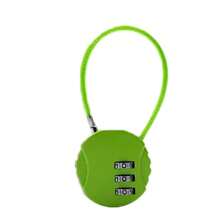 Candado de combinación para casilleros de gimnasio, candado antirrobo, candado mini para equipaje y mochila, candado para cajón pequeño de dormitorio estudiantil. Proteja sus pertenencias con este candado compacto de combinación de 3 dígitos, ideal para viajar.