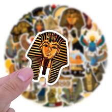 60PCS Ancient Egypt Graffiti Stickers Decals Pharaoh Aesthetic Material Laptop Mobile Phone Water Cup Luggage Decoration Stickers Scrapbook Supplies Scrapbook Stationery - Multicolor - View 5