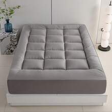 高弹独立袋装弹簧床垫 - 透气白色床上用品套装，提供背部支撑，提升舒适度，助您享受优质睡眠