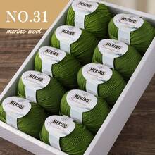 10件/套柔软竹纤维纱线 - 500克，透气舒适，适用于钩编、针织T恤、披肩、围巾、毛衣、夹克、帽子、开衫和配饰，适合春夏秋三季。手工必备 | 柔软顺滑的纱线 | 多种颜色组合可选 - 羊毛10團 - 查看 40