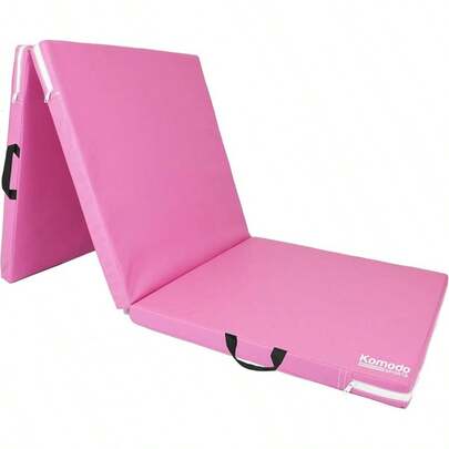 Tri Folding Yoga - PU Leather 6ft 5cm Thick Padded Floor Mats