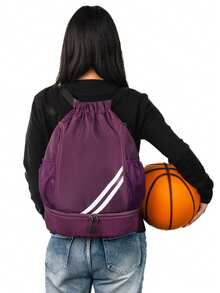 SEYATULLH Mochila multifuncional para mujer, mochila de viaje para gimnasio, yoga, running, al aire libre, casual, con cordón, bolso de hombro, bolso deportivo para deportes, fitness, ejercicio, gran capacidad, bolso de viaje para vacaciones para mujeres y hombres, bolso de gimnasio duradero, bolso de yoga