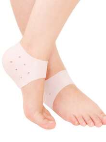 Plantillas de silicona para aumentar la altura - Invisibles, cojín suave y amortiguador, plantillas de confort biónico, plantillas medias para hombres y mujeres en negro, plantillas medias de talón de silicona el viernes