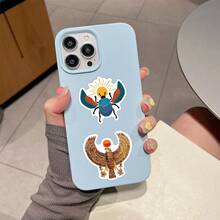 60PCS Ancient Egypt Graffiti Stickers Decals Pharaoh Aesthetic Material Laptop Mobile Phone Water Cup Luggage Decoration Stickers Scrapbook Supplies Scrapbook Stationery - Multicolor - View 6