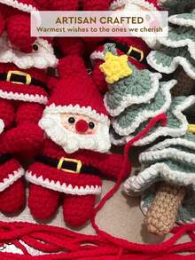 Artisan Crafted Christmas Gift Baskets For Women, Cute Car Decor, Crochet Christmas Plushies, Tree Ornaments, And Keychains -Xmas Gift(100% Handmade) - 1 - 查看 5