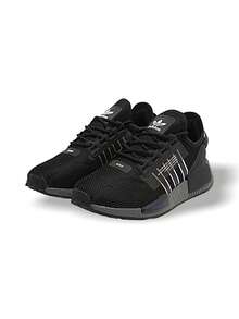 NMD V2 儿童运动鞋健身跑步休闲轻便缓震透气厚底拼色标志亲肤舒适易搭配日常黑色 HQ6696 - 黑色 - 查看 2