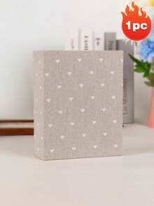 1pc100 Sheets 6 Inch Red Heart Album, 4 Sheets 6 Inch Large Inserts, 1 Sheet 6 Inch Plastic Wrap Scrapbook, Back To School, School Supplies, Large Instant Camera Album, Heart Shape, Back To School, School Supplies.Christmas And New Year Gifts, Wedding Albums, Valentine's Day Photo Albums - Multicolor - View 25