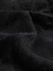 男士保暖连帽夹克，温暖时尚的冬季外套，送给男友/丈夫的礼物 - 黑色 - 查看 7