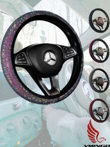 Sparkly Diamond Steering Wheel Cover Protector Auto Fashion Vmingo - Litmus - View 4