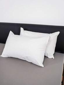 2pcs Waterproof Cover Set (2pcs) - Made Of Breathable TPU With Low Allergenicity, Zipper Closure Pillow Protector - White - View 13