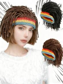 1pc Plush Ear Warming Hat For Women, Winter Warm Versatile Minimalist Japanese Sweet Cute Knitted Beanie Winter Christmas Beanie Hat