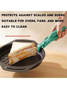 1pc Multi-Functional Silicone Kitchen Trivet - Heat Resistant Tray And Bowl Lifting Clamp - Multicolor - View 2