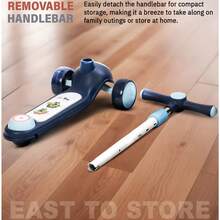 XCJump Kids Scooter – 3 Wheel Scooter For Kids With Adjustable Handlebar, LED Light-Up Wheels, Music, Wide Anti-Slip Deck & Safety Rear Brake, Durable Design For Ages 3-12