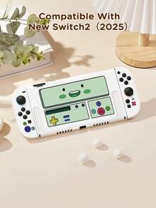 1pc Game Element Case Compatible With Switch Dock Cover,Game Card Storage Case,Holds 5 Game Cards, Protects The Base From Scratches And Dust,For Switch OLED/Switch NS - Multicolor - View 2
