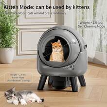 Pet Self Cleaning Litter Boxes - Xám - Xem 6