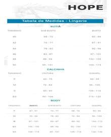 Kit com 4 Calcinhas Alta Hope 33110