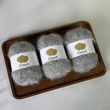 3 Batches Of 40g/Batch, Hand Knitting [3115] Long Fiber Knitting Yarn, For Handmade Hats, Scarves, Blankets And Other Products, Soft Texture, No Shedding, Easy To Knit, Each Batch Length Approx. 360m±392 Yards. - Multicolor - View 20