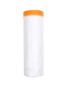 Pre-Taped Masking Film Rolls, Tape And Drape, Painters Plastic Drop Cloth For Automotive Painting Covering, House Decoration Furniture Floor Dustproof Cover