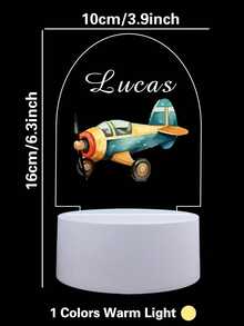 1pc Custom Cartoon Cape Boy 3D Led Night Light, Custom Super Hero, Custom Car, Custom Giant Wheel 3D Led Night Lamp, Color Changing Bedroom Manga Anime Figure Night Lights Gift,Christmas Gift Supplies