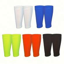 Double-Layer Pocket Design Soccer Shin Guards - Breathable Soft Sports Protection, Professional Training Sports Equipment - Multicolor - View 5