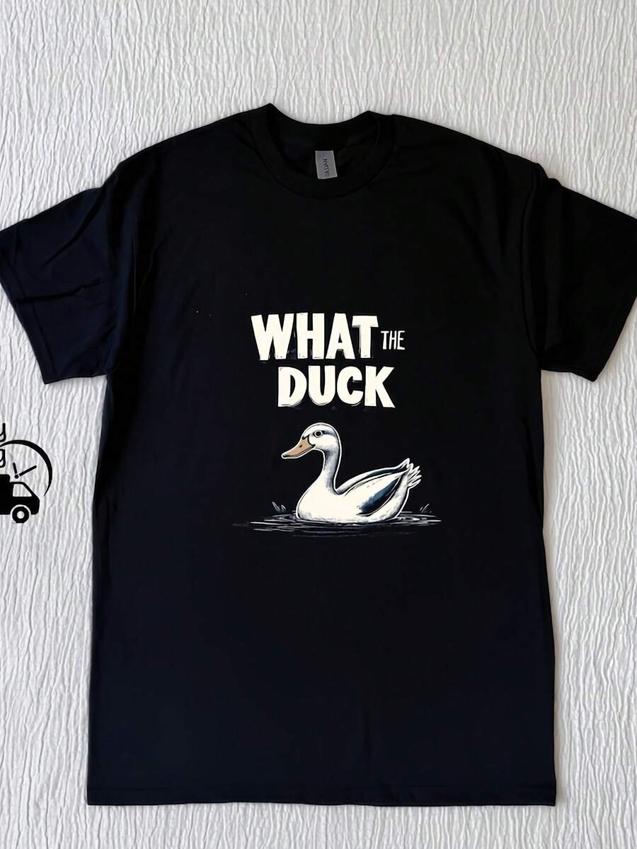 Funny What The Duck 90s Graphic Shirt, Vintage What The Duck T-Shirt, R Washed Di Tee, Funny Teenager Gift - 款式16 - 查看 1