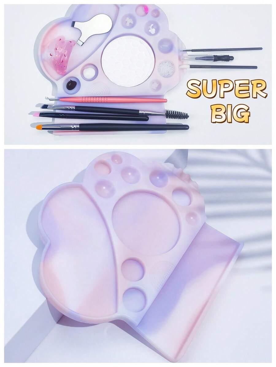 Khay nâng mi Lomansa No.1, phù hợp để nhuộm và uốn mi, chất liệu nâng cấp, bảng màu Sandron cấp độ siêu lớn, bảng màu DIY, dễ dàng làm sạch bằng nước, có thể tái sử dụng