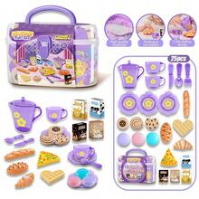 HUHUJIA Luxury Edition Cooking Kitchen Food Set - Realistic Tea Sets And Pizza Toys, Accompanied By Storage Box - Fun Role-Playing Accessories For Boys And Girls - Selectively Chosen Perfect Gift Option - Kitchen Toys - View 11