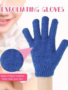 Set de 20 piezas de guantes de frotación de doble cara, guantes de ducha exfoliantes para exfoliación corporal, masaje spa, accesorios de baño - Multicolor - Ver 6