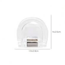 2/4/6/8/10pcs Pants Leg Extender Clips, Invisible Pant Leg Shortener Adjustable Clips To Fix Too Long Pants Dragging On The Ground - Multicolor - View 11