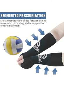 1set Volleyball Arm Guards, Compression Breathable Arm Guards For Men, Women And Youth, Volleyball Training Protective Gear,Anticollision Elbow Training Pressurized Arm Protector Student Forearm Protector Exercise Lengthening Volleyball Breathable Volleyball Wrist Protector Ball Arm Protector Equipment Sports Protector