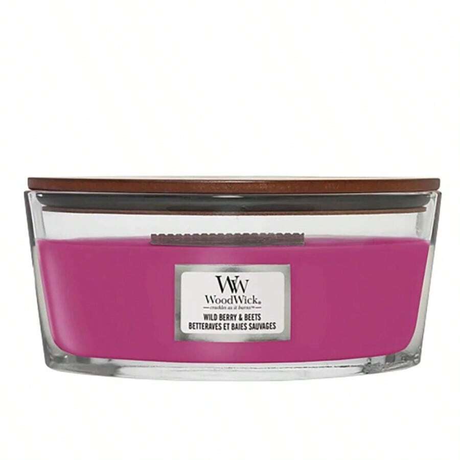 WoodWick - Wild Berry & Beets Ellipse Jar Candle (453g) - Multi Scents - View 1