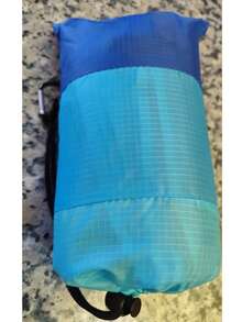 Beach Blanket Sandproof, Foldable Beach Mat With 4 Corner Stakes, For Outdoor Camping Travel Vacation Hiking Polyeaster Material Oversized Lightweight Picnic Beach Blanket