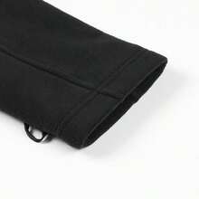 lanbu معطف ثلاثي الوظائف من الفليس مقاوم للرياح، قماش بوليستر، معطف دافئ للخارج، أخضر/أسود نقي LR0002A95001LB