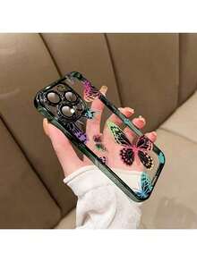 Custodia in silicone placcata per iPhone 11, 12, 13, 14, 15, 16, 17 Plus Pro Promax XS/X XSMAX, di alta qualità e alla moda