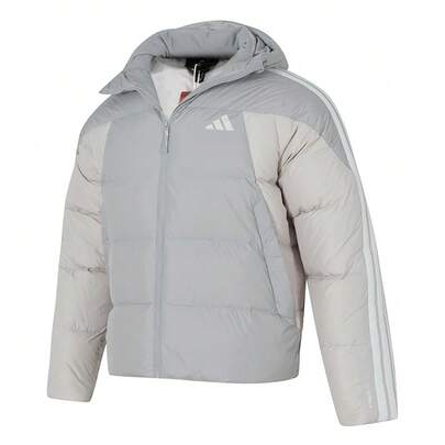 Chaqueta deportiva de plumón Adidas 3S PUFF D JKT para hombres KC2496