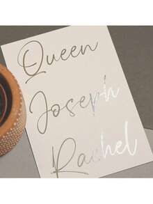 Customized Glitter Name & Word Stickers, Personalized Name Label Stickers, 3-6 Inch Labels, Name Stickers, Custom Stickers, Name Stickers, Date Stickers, DIY Gifts, Handmade, Handwritten, Wedding Stickers, Gift Stickers - Multicolor - View 5