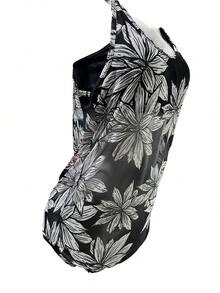 Women's Transparent Tulle Tank Top Gym Clothing Fitness Fashion - 黑與白 - 查看 2