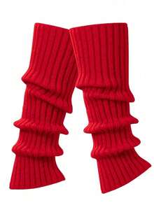 1 双女士暖腿袜，可爱针织舞蹈暖腿袜，Y2k