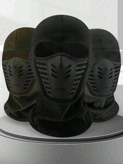 Winter Warm Mask Head Cover For Motorcycle, Bicycle, Off-Road Riding, Dust-Proof And Breathable Winter Warm Mask