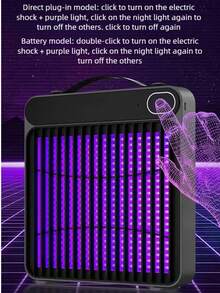 OBOVAY Mosquito Killer Lamp Insect Fly Trap Camping Lantern Electric Mosquito Swatter Outdoor Insect Killer Repellent