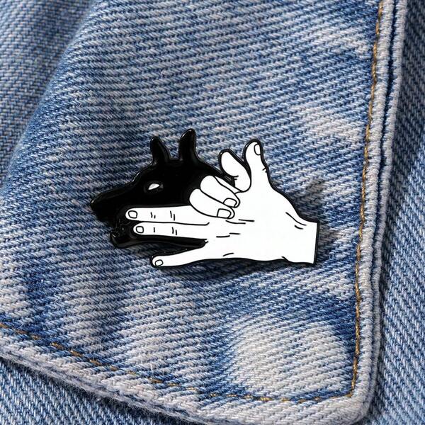 Anime Divine Dog Enamel Brooch Pin Fashion Decorative Brooches Ornaments Lapel Bag Badges Jewelry Gifts 2025 New Style Christmas