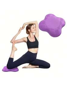 Yoga Knee Pad, PU Foam Yoga Knee Pad, Thick Pilates Kneeling Pad, Thick Non-Slip Yoga Knee Pad, Protect Knees, Elbows, Wrists, Hands, Head, Foam Material, Suitable For Pilates, Kneeling, Yoga, Unisex, Christmas Gift, Gift For Her - Multicolor - View 2