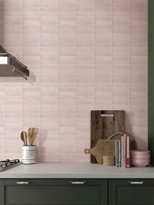 COMMOMY 1/10/20 Tấm ốp tường PVC 3D mờ bóc ra và dán, Miếng dán tường trang trí, Gạch chống thấm nước cho phòng tắm, Tấm chắn trang trí phòng khách, Cho lò sưởi, Xe RV, Tấm ốp tường, v.v. - Nhiều màu - Xem 5