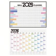 2026 Calendar Planner, Large Grid Wall Calendar, Checklist & To-Do List, For Home, Office Organization, Size: 28.5inch * 20.66inch - 28.5 Inches * 20.66 Inches - View 2