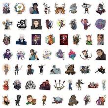 54PCS Vox Machina Stickers Aesthetic Vinyl Stickers High Quality Stickers Decals Scrapbook,Journaling,Laptop,Bumper,Skateboard,Water Bottles,Computer,Phone Stickers Can Bring A Lot Of Fun To Your Life,The Perfect Gift For Adults - Multicolor - View 3