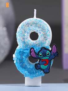 شمعات رقمية من 0 إلى 9 بتصميم "Love Stitch" ضرورية لديكور الخلفية، الحفلات، الزفاف والتجمعات. مناسبة للديكور اليومي، أعياد الميلاد والحفلات، وهدايا الحفلات الصغيرة. مثالية لديكور خلفية عيد الميلاد والحفلات والزفاف