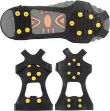 EstiloSuperficie De Hielo De Nieve Cadena De Zapatos Antideslizante Pesca En Hielo Ciudad De Nieve Antideslizante, Adecuado Para Caminatas Al Aire Libre(XL Size (45-47 Shoes)) Campamento De Monta?IsmoVersióN Mejorada - 1 - Ver 1